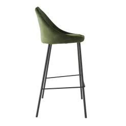New Tabouret de bar CAITLYNE coloris vert - Chaises Et Tabourets