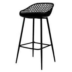 Discount Tabouret de bar HEWITT coloris noir - Chaises Et Tabourets