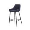 Outlet Tabouret de plan de travail CASSIA coloris bleu - Chaises Et Tabourets