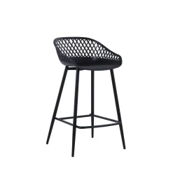 Online Tabouret de plan de travail HEWITT coloris noir - Chaises Et Tabourets