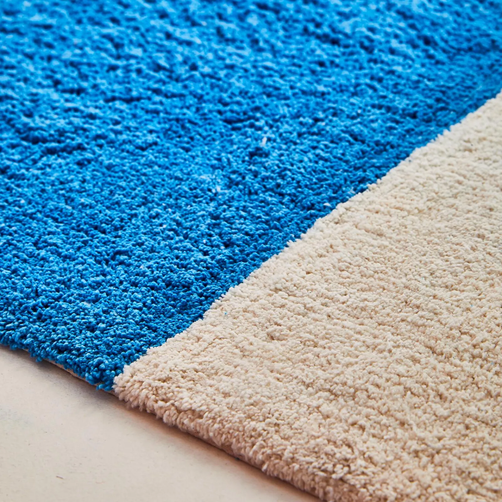 Clearance Tapis BUGLE coloris bleu 120 x 170 cm - Tapis