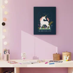 Online Toile embellie DES REVES PLEINS LA TETE 40 x 50 cm - Enfant Déco Murale Enfant|Tableaux Et Affiches