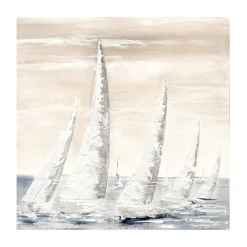 Discount Toile peinte SAIL BOAT 58,5 x 59 cm - Tableaux Et Affiches