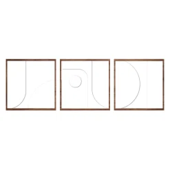 Discount Triptyque TRINITE coloris blanc - Tableaux Et Affiches