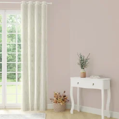 Sale Voilage AVEA coloris écru 140 x 240 cm - Voilages, Vitrages, Stores Et Accessoires|Rideaux