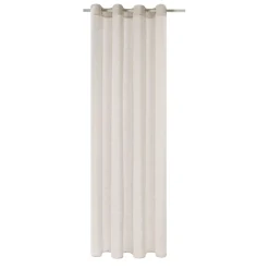 Fashion Voilage CASA coloris lin 140 x 240 cm - Voilages, Vitrages, Stores Et Accessoires|Rideaux