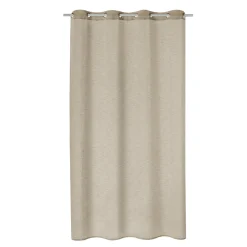 Online Voilage CASA coloris craie 140 x 240 cm - Voilages, Vitrages, Stores Et Accessoires|Rideaux