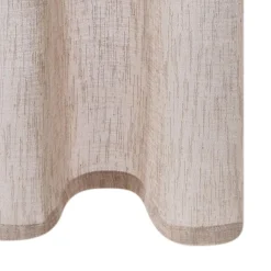 Fashion Voilage DIRITTO coloris lin 140 x 240 cm - Voilages, Vitrages, Stores Et Accessoires|Rideaux