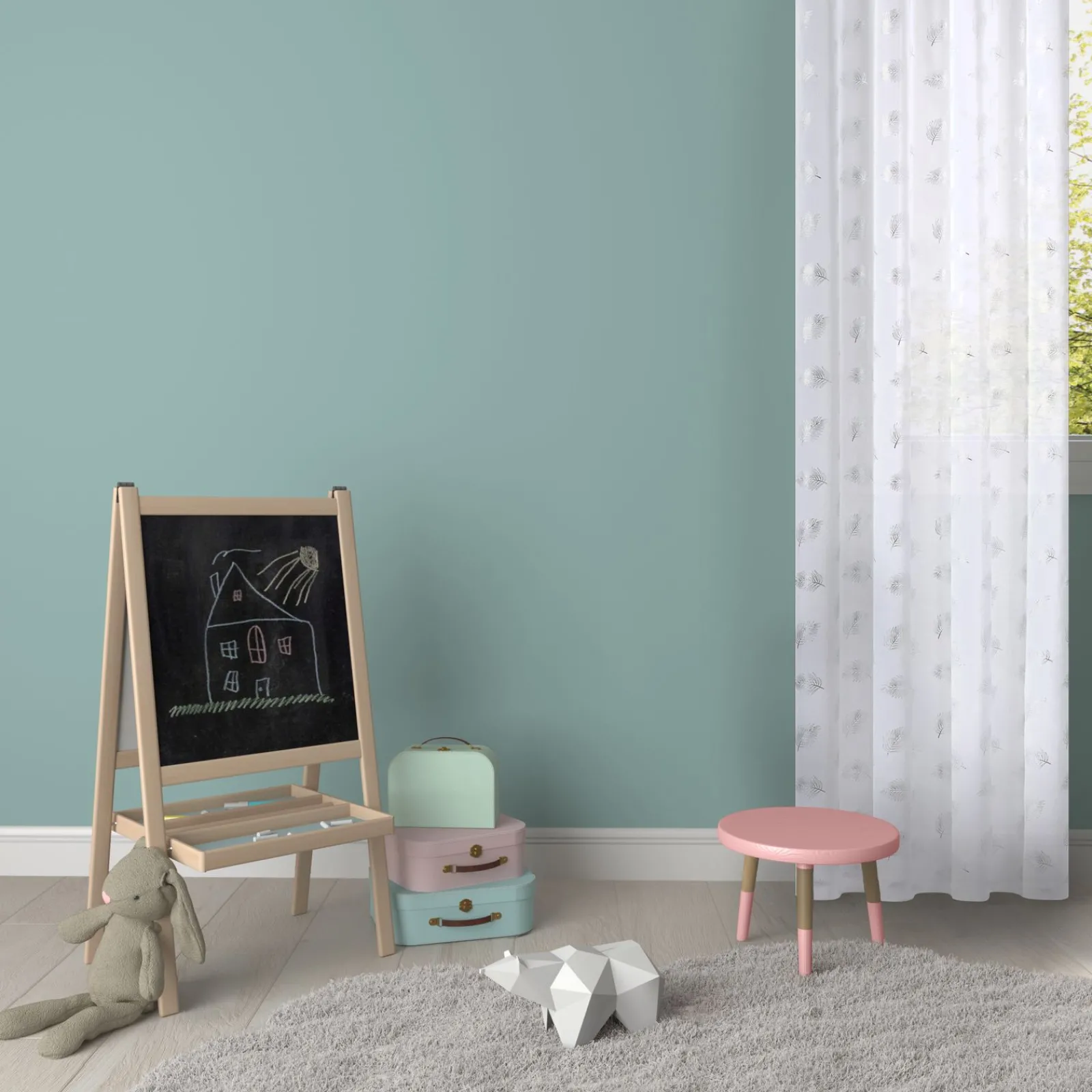 Hot Voilage FUEGO coloris blanc 140 x 240 cm - Voilages, Vitrages, Stores Et Accessoires|Rideaux