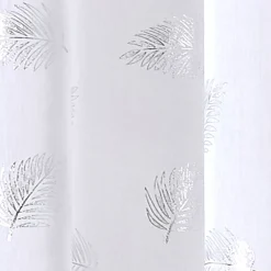 Hot Voilage FUEGO coloris blanc 140 x 240 cm - Voilages, Vitrages, Stores Et Accessoires|Rideaux