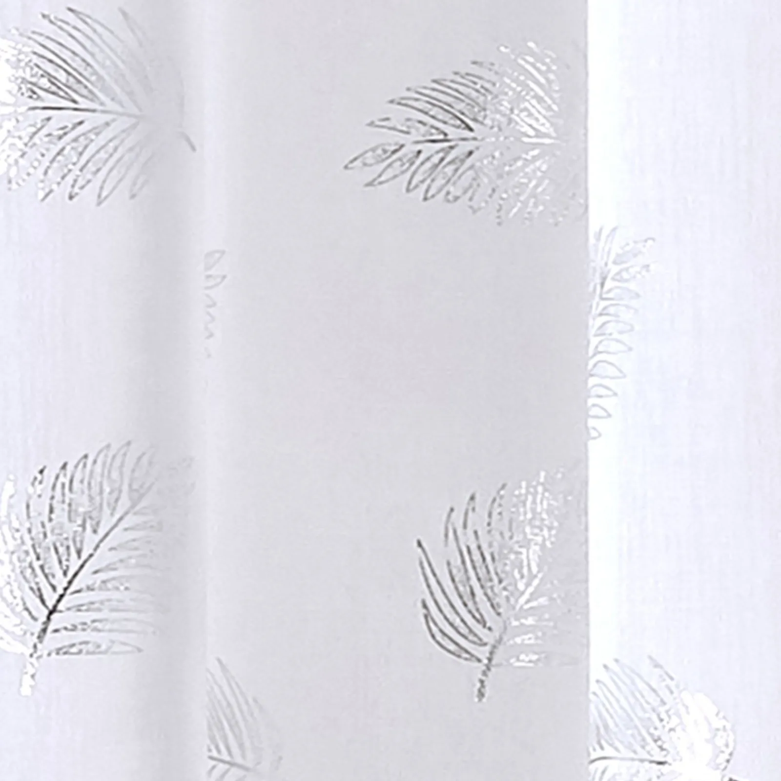 Hot Voilage FUEGO coloris blanc 140 x 240 cm - Voilages, Vitrages, Stores Et Accessoires|Rideaux