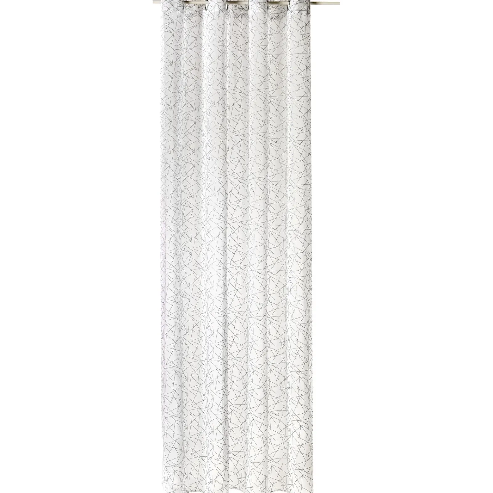 Fashion Voilage HALO coloris blanc 140 x 240 cm - Voilages, Vitrages, Stores Et Accessoires|Rideaux