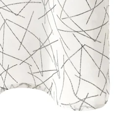 Fashion Voilage HALO coloris blanc 140 x 240 cm - Voilages, Vitrages, Stores Et Accessoires|Rideaux