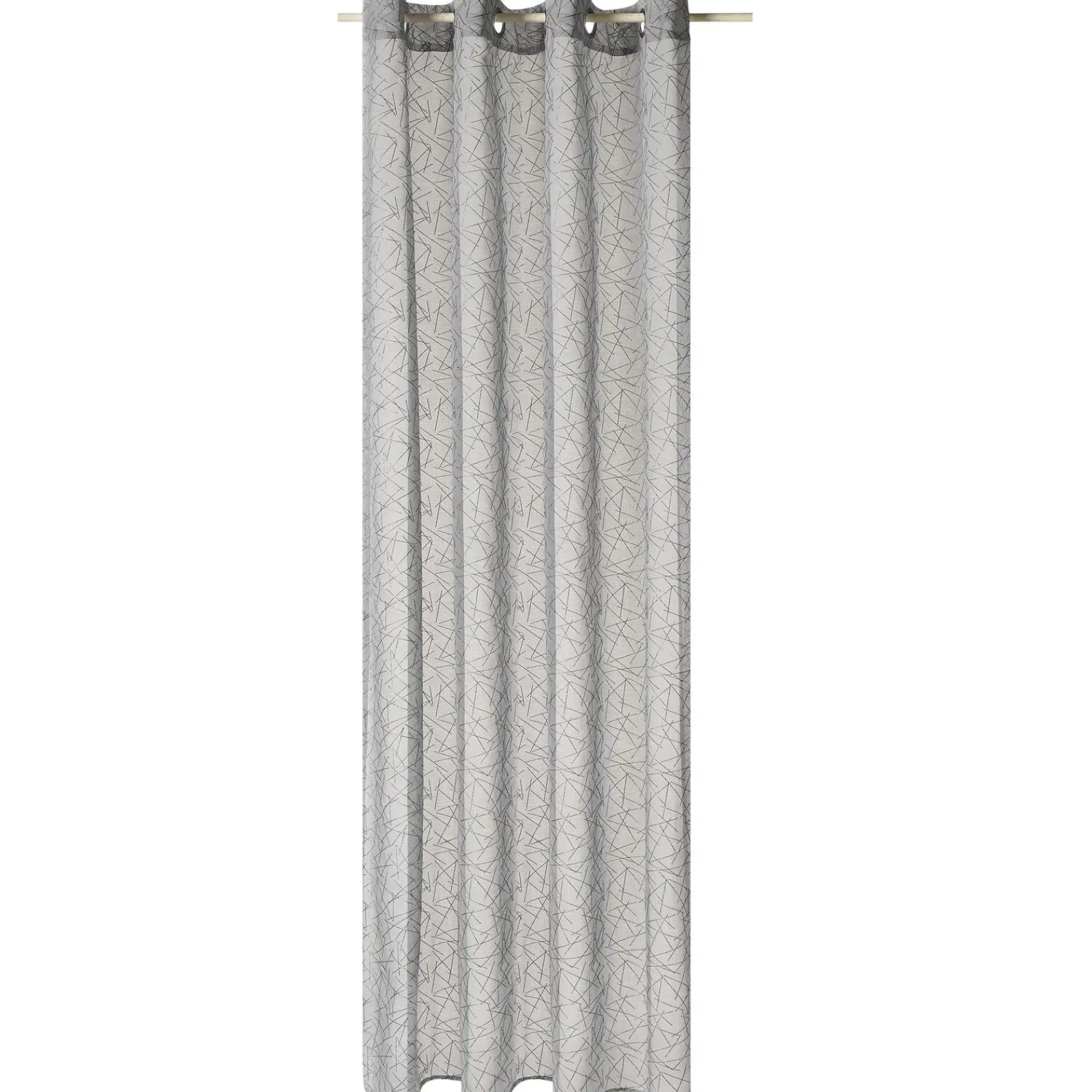 Discount Voilage HALO coloris gris 140 x 240 cm - Voilages, Vitrages, Stores Et Accessoires|Rideaux