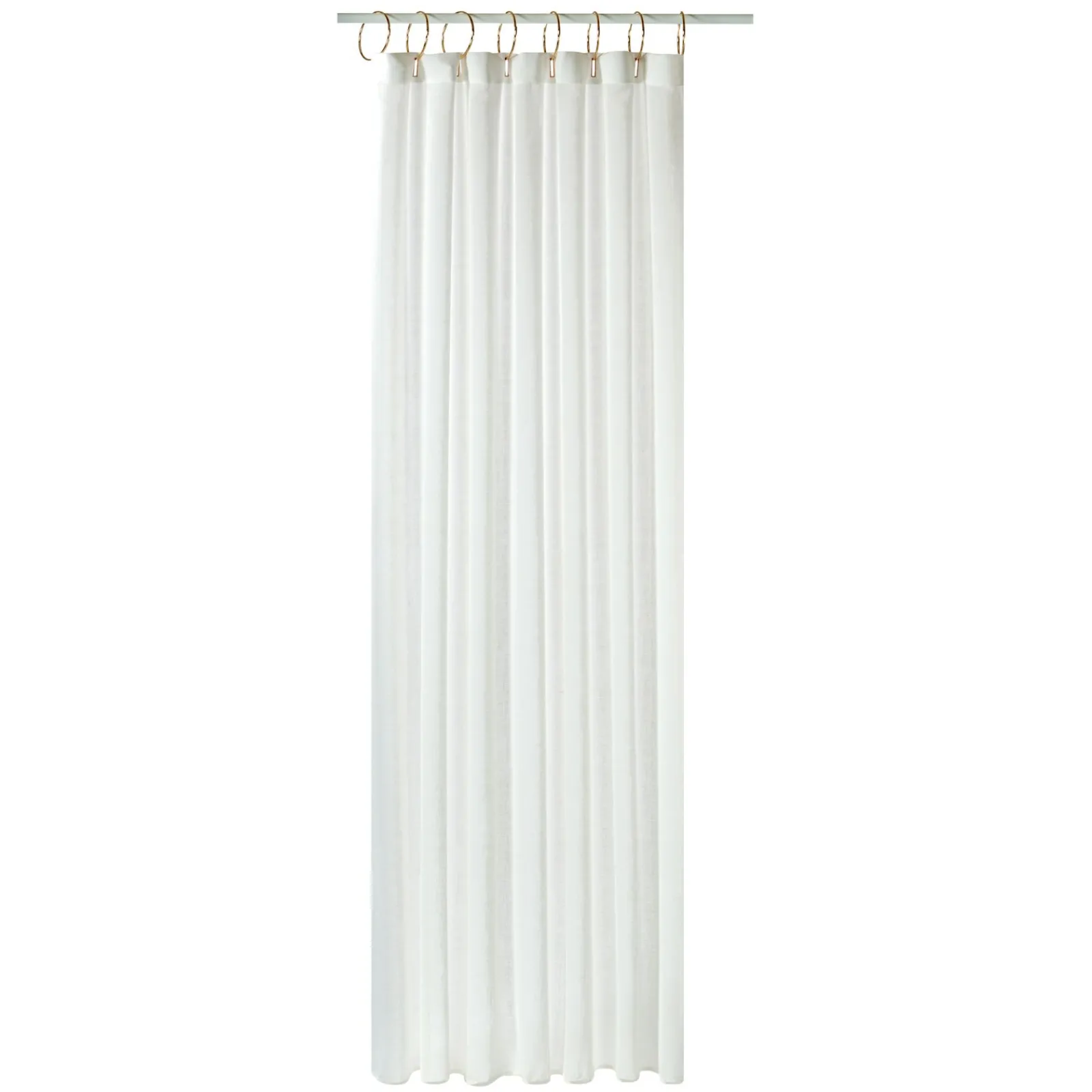 Discount Voilage IRIBE coloris blanc 140 x 240 cm - Voilages, Vitrages, Stores Et Accessoires|Rideaux