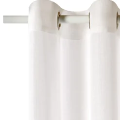 Outlet Voilage ISADORA coloris blanc 140 x 240 cm - Voilages, Vitrages, Stores Et Accessoires|Rideaux