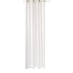 Outlet Voilage ISADORA coloris blanc 140 x 240 cm - Voilages, Vitrages, Stores Et Accessoires|Rideaux