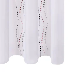 Clearance Voilage LYANA coloris bordeaux 140 x 240 cm - Voilages, Vitrages, Stores Et Accessoires|Rideaux