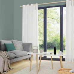 Clearance Voilage MATKO coloris écru 140 x 240 cm - Voilages, Vitrages, Stores Et Accessoires|Rideaux