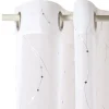 Online Voilage PLATINIUM coloris blanc 140 x 240 cm - Voilages, Vitrages, Stores Et Accessoires|Rideaux