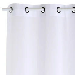 Fashion Voilage TITOU coloris gris 140 x 240 cm - Voilages, Vitrages, Stores Et Accessoires|Rideaux