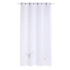 Fashion Voilage TITOU coloris gris 140 x 240 cm - Voilages, Vitrages, Stores Et Accessoires|Rideaux