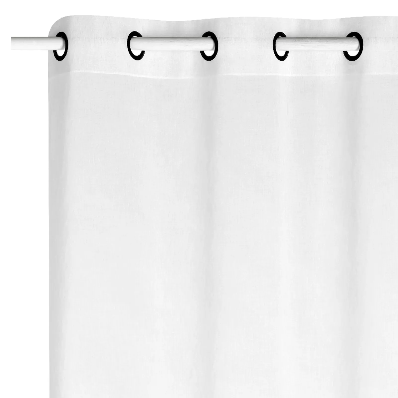 Sale Voilage TOU coloris blanc 140 x 240 cm - Voilages, Vitrages, Stores Et Accessoires|Rideaux