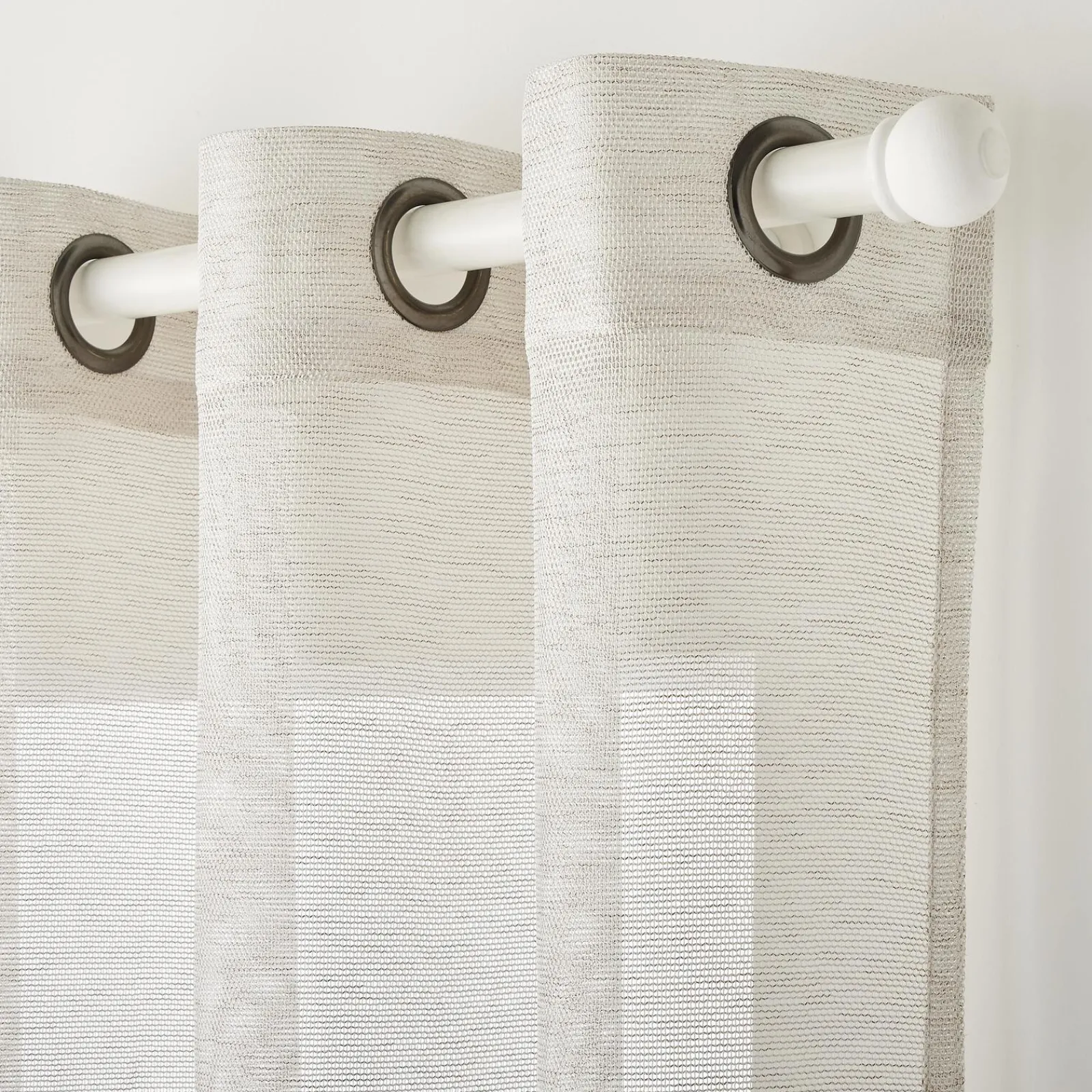 Hot Voilage URSIN coloris naturel 140 x 240 cm - Voilages, Vitrages, Stores Et Accessoires|Rideaux