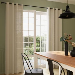 Hot Voilage URSIN coloris naturel 140 x 240 cm - Voilages, Vitrages, Stores Et Accessoires|Rideaux
