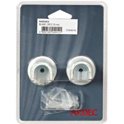 Fashion Naissance CERUSITE blanc / doré diamètre barre 1,9 cm - 4MURS Voilages, Vitrages, Stores Et Accessoires