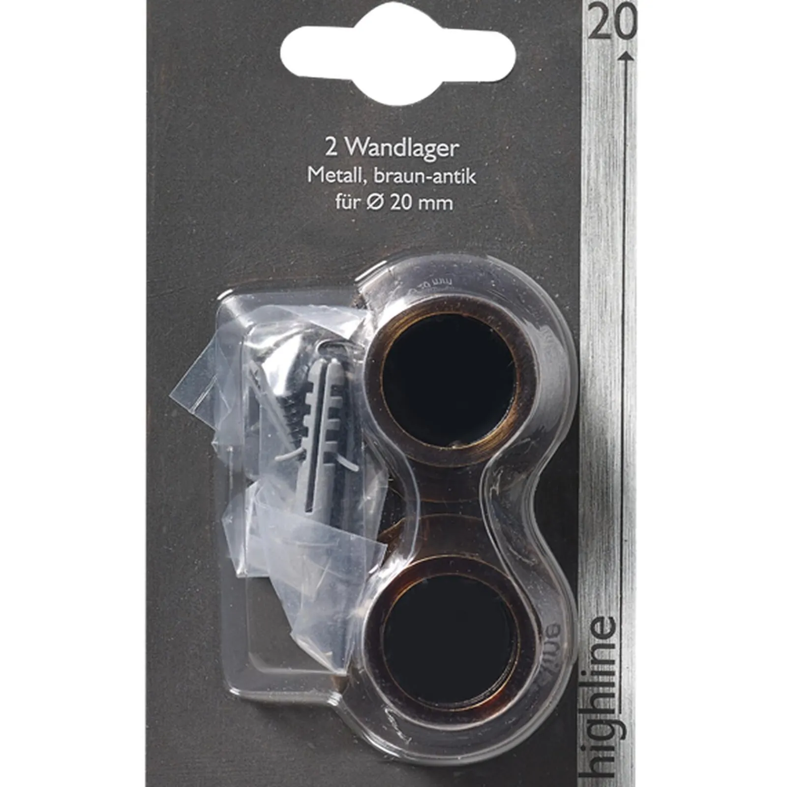 Fashion Naissance GLACAGE coloris chocolat diamètre barre 2 cm - 4MURS Voilages, Vitrages, Stores Et Accessoires