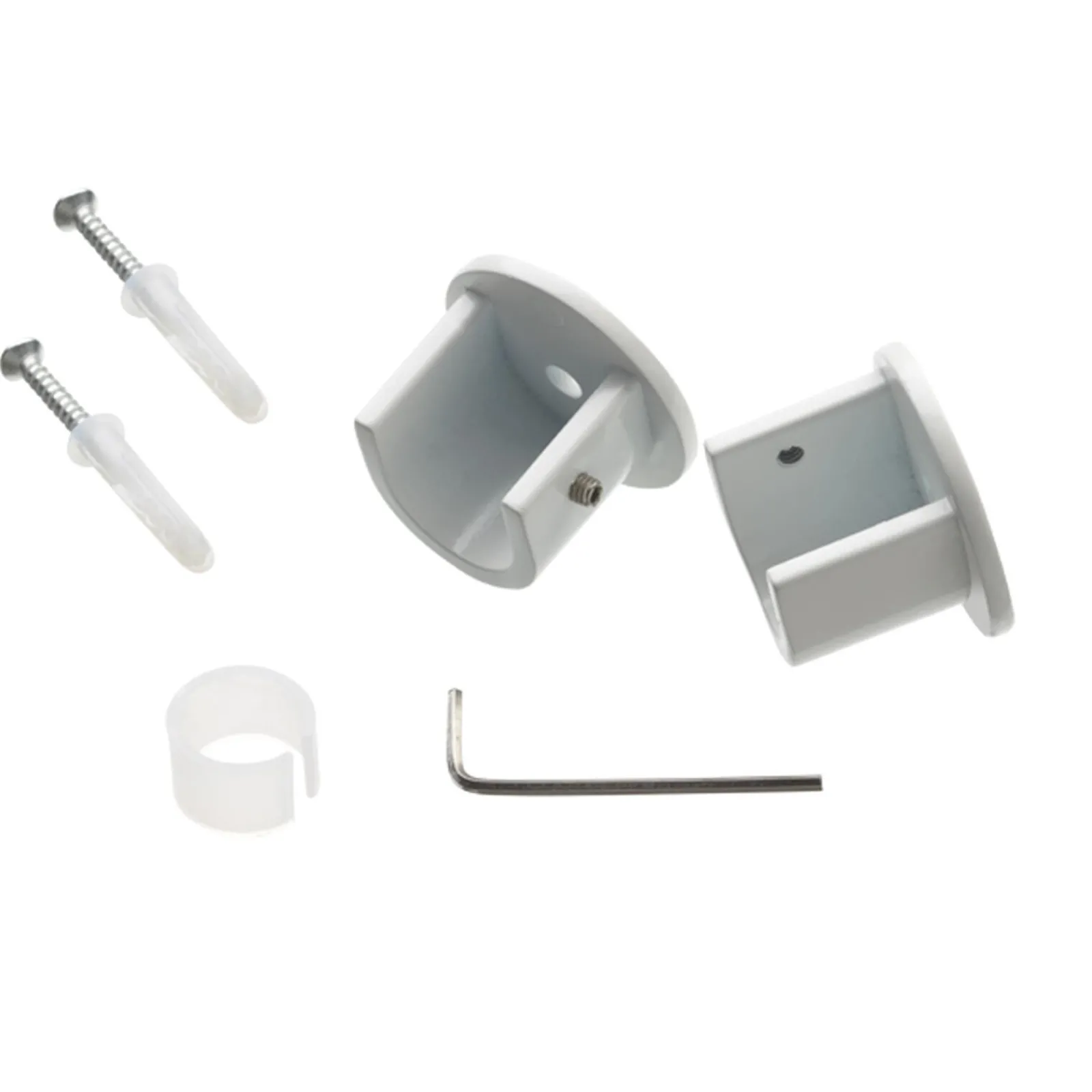 Discount Naissance HOWLITE coloris blanc diamètre barre 1,9 cm - 4MURS Voilages, Vitrages, Stores Et Accessoires