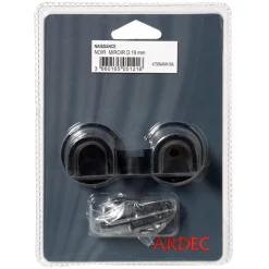 Clearance Naissance ONYX coloris noir miroir diamètre barre 1,9 cm - 4MURS Voilages, Vitrages, Stores Et Accessoires