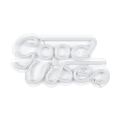 Discount Néon GOOD VIBES coloris blanc - 4MURS Objets Muraux|Guirlandes Et Déco Lumineuse