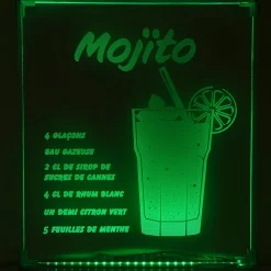 Outlet Néon MOJITO coloris vert - 4MURS Objets Muraux|Guirlandes Et Déco Lumineuse