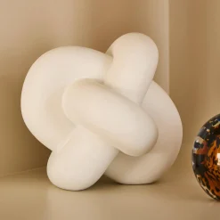 New Objet déco KNOTTY coloris blanc - 4MURS Objets Déco