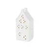 Fashion Objet lumineux HOUSE coloris blanc 18 x 9 cm - 4MURS Objets Déco|Guirlandes Et Déco Lumineuse