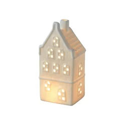 Fashion Objet lumineux HOUSE coloris blanc 18 x 9 cm - 4MURS Objets Déco|Guirlandes Et Déco Lumineuse