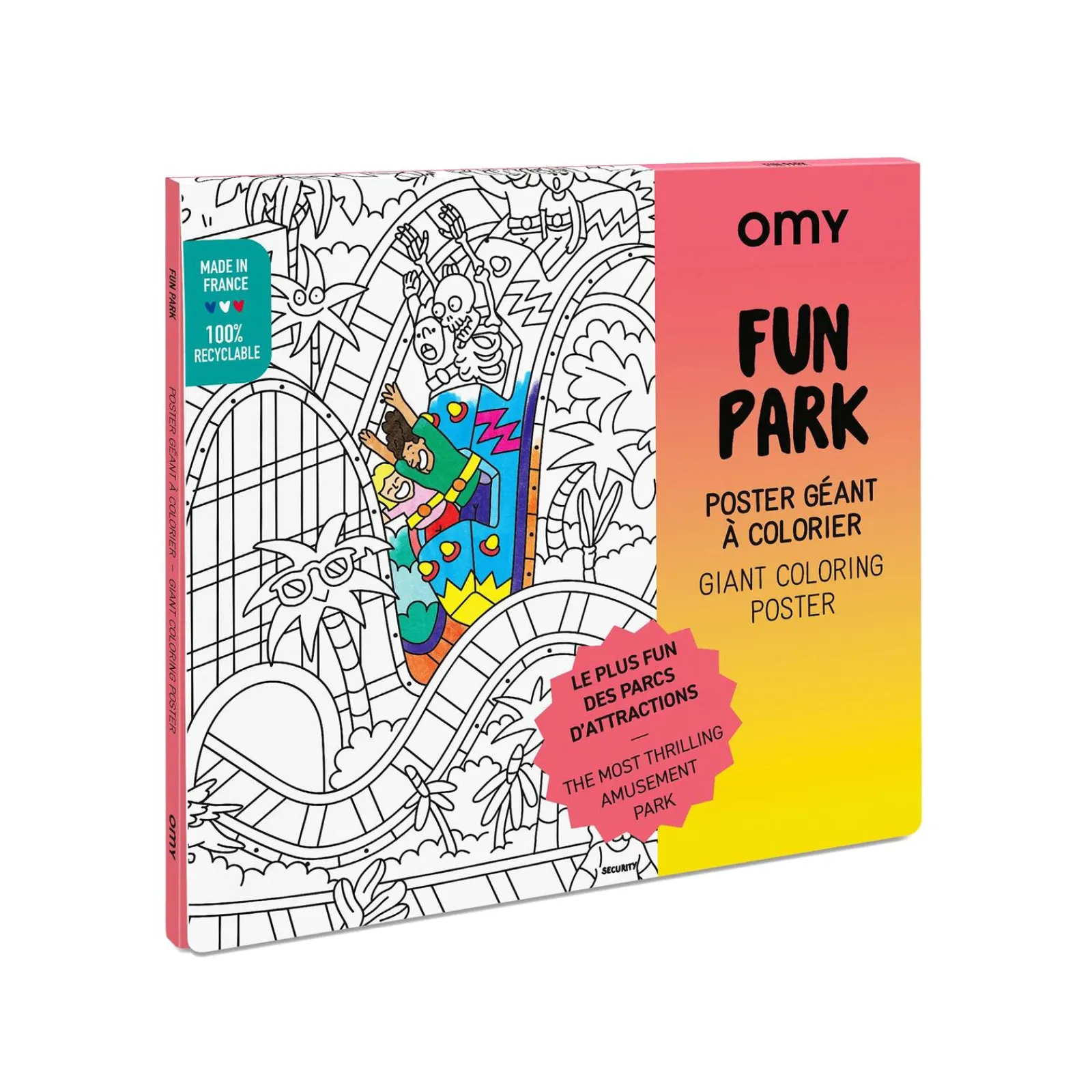 Online Coloriage POSTER FUN PARK - 4MURS Enfant Jeux Éducatifs|Jeux Et Diy