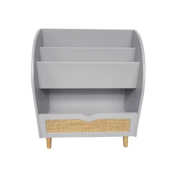 Outlet Bibliothèque Enfant EZRA coloris gris souris - 4MURS Enfant Meubles Enfant|Meubles Enfant