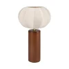Sale Lampe à poser MOON coloris Brun et beige 35 x 23 cm - 4MURS Lampes À Poser