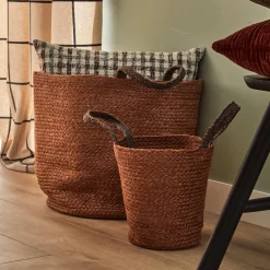 Online Panier BORNÉO coloris brun diamètre 38 cm - 4MURS Objets Déco