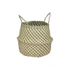 Discount Panier ELIE coloris Beige/Vert - 4MURS Objets Déco
