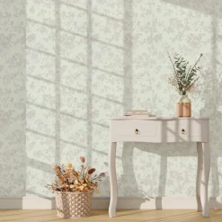 Sale Papier peint intissé AUDELIA coloris rose pastel - 4MURS Papiers Peints