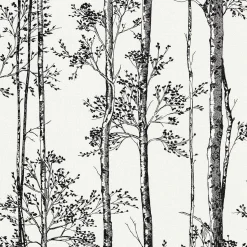 Online Papier peint intissé AURELE coloris blanc - 4MURS Papiers Peints