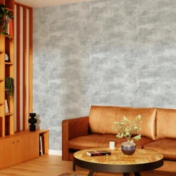 Outlet Papier peint intissé BARKLEY coloris gris béton - 4MURS Papiers Peints