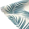 Fashion Papier peint intissé BERTILLE coloris bleu paon - 4MURS Papiers Peints