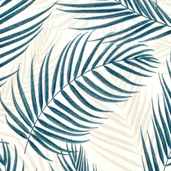 Fashion Papier peint intissé BERTILLE coloris bleu paon - 4MURS Papiers Peints