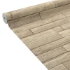 Clearance Papier peint intissé BURNT WOOD coloris bois clair - 4MURS Papiers Peints