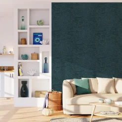 Hot Papier peint intissé CLIFFORD coloris bleu - 4MURS Papiers Peints
